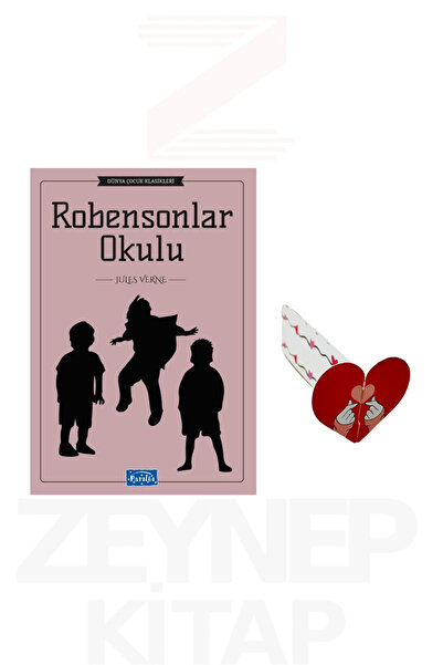Parıltı Yayınları Robensonlar Okulu - Jules Verne (Kalp Ayraç Hediye)