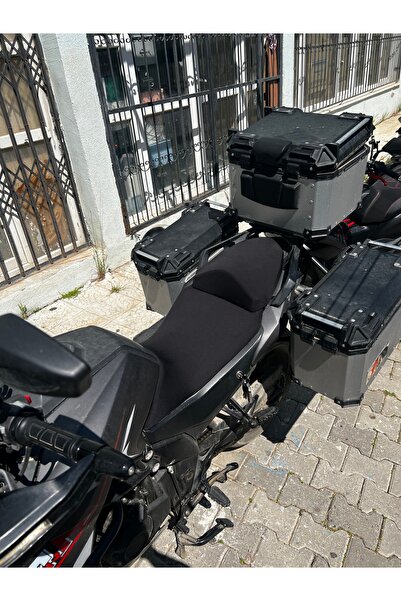 Utku Giyim TOURİNG MOTOSİKLETLERE UYUMLU SİYAH MOTOSİKLET SELE KILIFI SÜRÜCÜ+...
