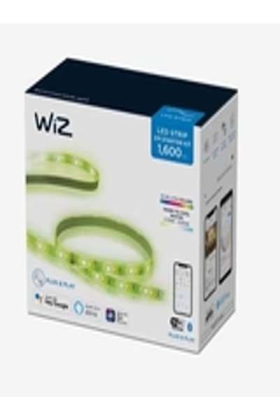 Philips مجموعة إضاءة LED ذكية من WiZ بطول 2 متر، تصل إلى 1600 لومن، 16 مليون ...