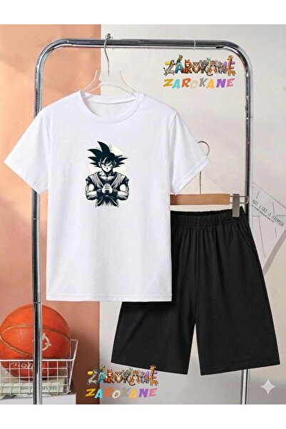 ZAROKANE Samurai Printed Top and Shorts/T-Shirt Summer Children's Two-Piece Set