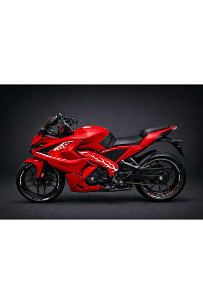 KAPLAMA MERKEZİ Bajaj Rs200 kırmızı şeytan kaplama folyo sticker