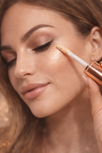 Sudedi Home Liquid Highlighter Illuminator Radiant Shine Bright Glow Gold Pin...