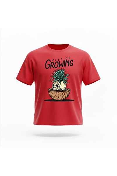 URBANTRENDSTORE Unisex Keep On Growing Oversize Fit Άνετο Φαρδύ T-shirt Καθημ...