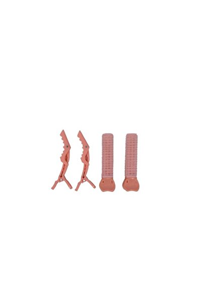 Midi مجموعة من مشابك شعر ولفافات شعر بلاستيك