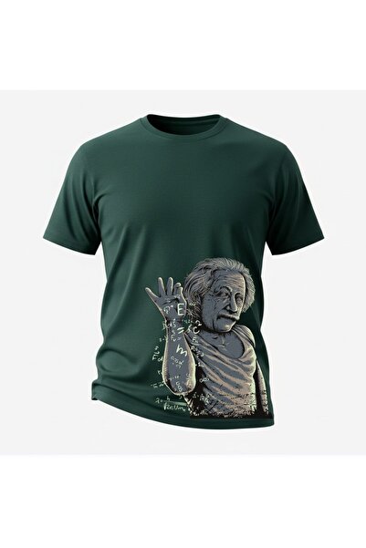 URBANTRENDSTORE Unisex Albert Einstein majica širokog kroja, udobna i ležerna