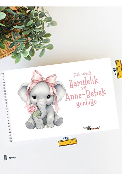 Lodos Βιβλίο Μνήμης (Ημερολόγιο Μνήμης με Χαριτωμένα Ζώα για την Εγκυμοσύνη κ...