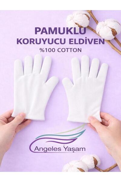 Angeles yaşam %100 PAMUKLU EGZEMA ELDİVENİ SMALL