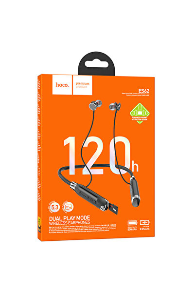 AUDIOX Hoco (ES62) Ασύρματα Ακουστικά, Ενδοωτικά, BT 5.3, 800mAh, Με λουράκι ...
