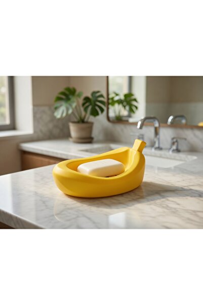 Rapithwin Δοχείο σαπουνιού σε σχέδιο μπανάνας – Θήκη σαπουνιού πάνω από το νε...