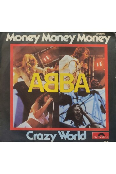 Polydor ABBA – Money Money Money / Crazy World 45'lik