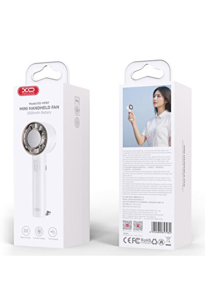 AUDIOX XO (MF87) Μίνι Φορητός Ανεμιστήρας, 3 Ταχύτητες, 2000mAh, Ψύξη Πάγου, ...