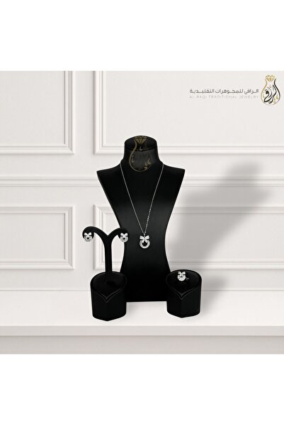 Generic طقم مجوهرات تقليدي بتصميم عقدة فاخرة