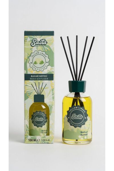 Sasta Oda Kokusu Yellow Linden Bambu Çubuklu 100 ML Ekonomik Kalıcı Özel Seri