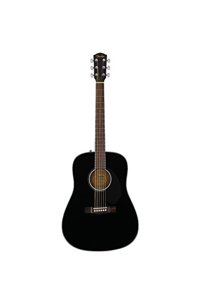 FENDER 0970110006 CD-60S Dreadnought Akustik Gitar | Siyah (Black) Renk, Masi...