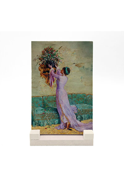 Sadrazam Όσμαν Χαμντί Μπέι – Εκτύπωση ζωγραφικής με κορίτσι που τοποθετεί βάζ...