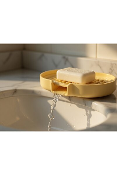 Rapithwin Δοχείο σαπουνιού με αποστράγγιση νερού – Θήκη σαπουνιού για το πλάι...