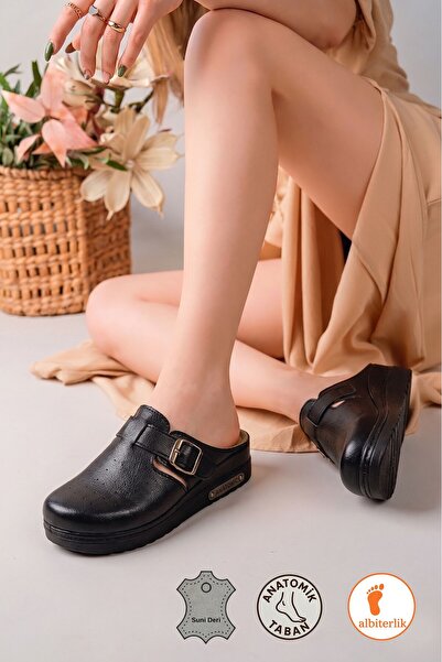 AlbiShoes Дамски анатомични, удобни, гъвкави, със затворена предна част и кат...