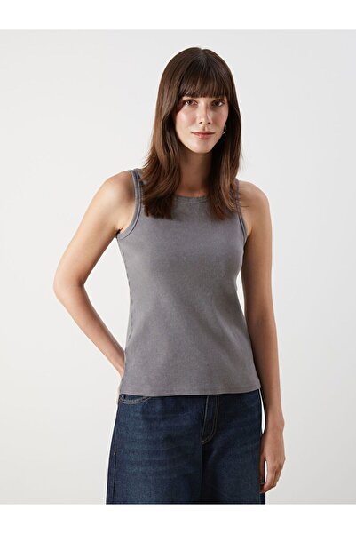 LC Waikiki Lcw Comfort Mixed Crew Neck Textured Women's Tank Top