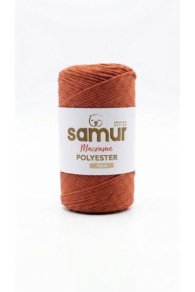 Samur Makrome Örgü İpi Renk Kodu:0118 Kiremit No:4 230m 200gr