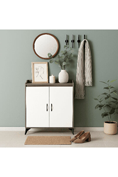 China Made Multi-Purpose Cabinet - Brown - White