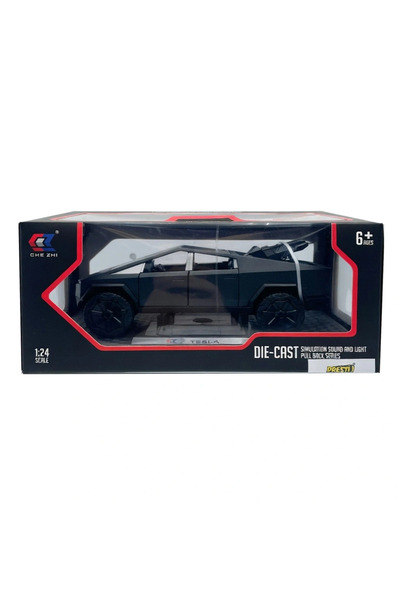Diecast Sesli Işıklı Metal Tesla Araba