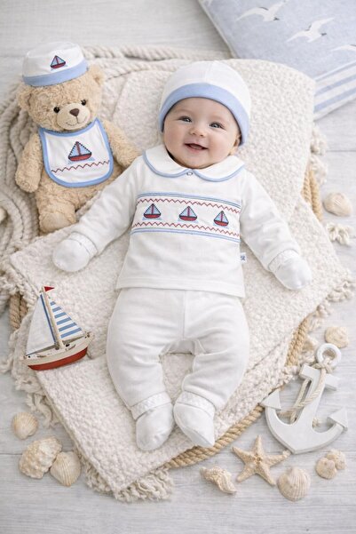Nonna Baby Sailor Dream 5'li hastane çıkış seti (0-3 ay)