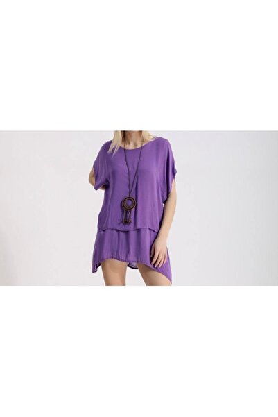 PHUTİ COLLECTION VİSKON KOLYELİ BLUZ