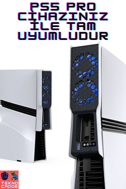 beboncool TP5-35159 Ps5 Slim/Ps5 Pro Uyumlu 3 Kademeli Işıklı Oto Soğutucu Fan