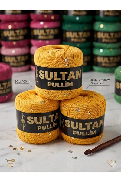 Sultan Pullim 2705 Pullu İp Sarı