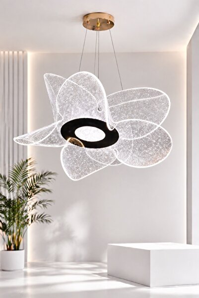 Luna Lighting Fresh Model Gold Kaplama 3 Renk Metal Salon Mutfak Oturma Yatak...