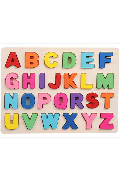 Antok Art AntokArt Puzzle Lemn 26 Piese – Litere mari ce zboară în culori!