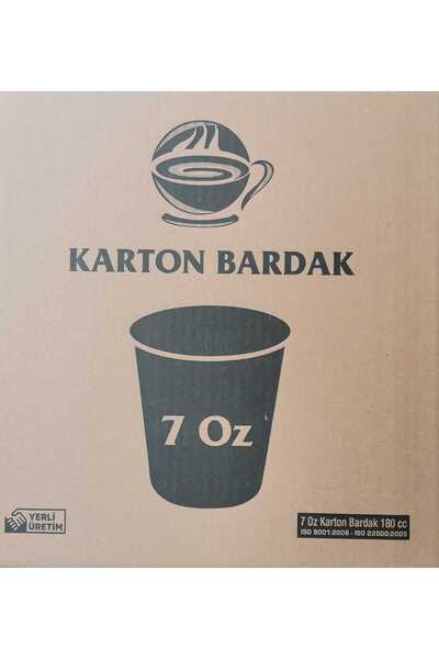 KARTON BARDAK 7 OZ 180 CC 1.000 ADET (20 PAKET X 50 ADET)