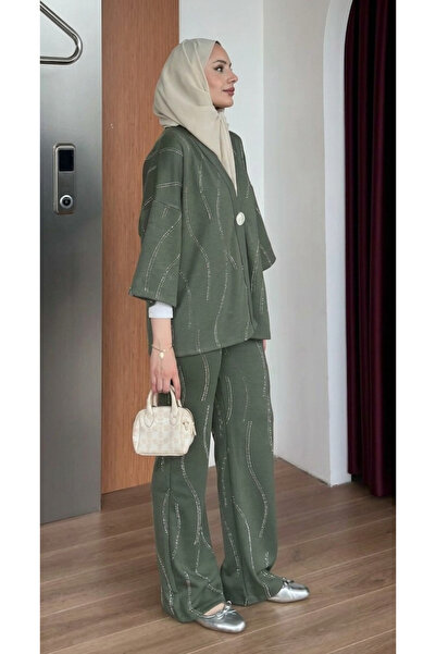 MAİMODA Women's Modest Beaded Kimono Set