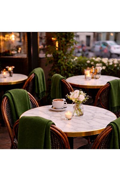 Polaristan Polar Şal Cafe Restaurant 1. Kalite Yeşil