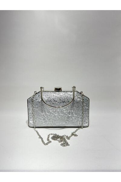 womenacs Βραδινό φόρεμα με σχέδιο από σύνθετο υλικό σε ασημί χρώμα, με λουράκ...