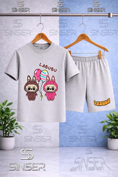 SS SİNSER Παιδικό μπλουζάκι LABBUU 2LI BALLOON με στάμπα και λαιμόκοψη ποδηλά...