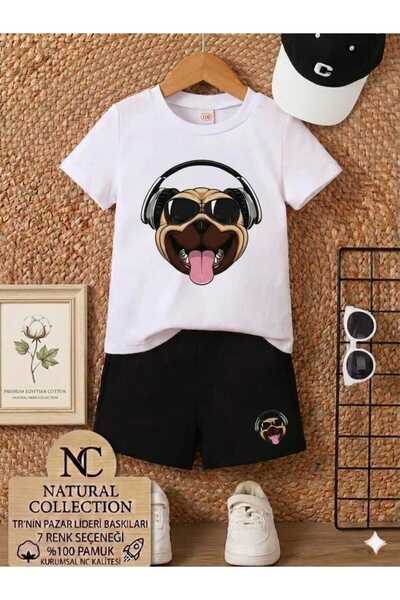 Nice Clothes ΚΑΛΟΚΑΙΡΙΝΟ ΠΑΙΔΙΚΟ ΣΕΤ ΜΠΛΟΥΖΑΚΙ-ΣΟΡΤΣ ΟΥΝΙΣΕΞ (ΣΧΕΔΙΟ ΣΚΥΛΟΥ Μ...