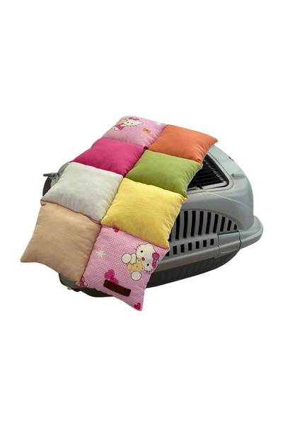 Kedi Taşıma Çantası Minderi 50x26 cm Yumuşak Dolgulu / Premium Kedi Çantası Yatağı