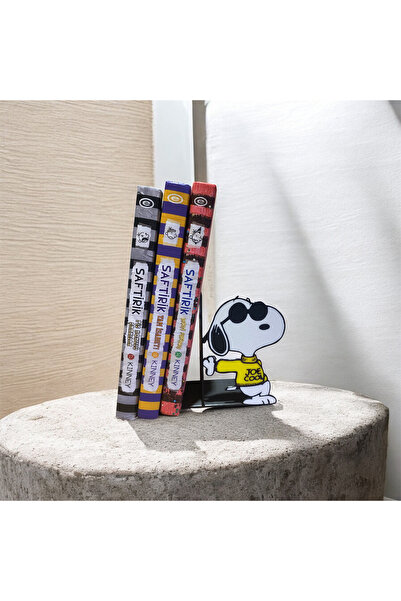 ecraft3D Dekoratif Kitaplık Süsü - Booknook (Snoopy)