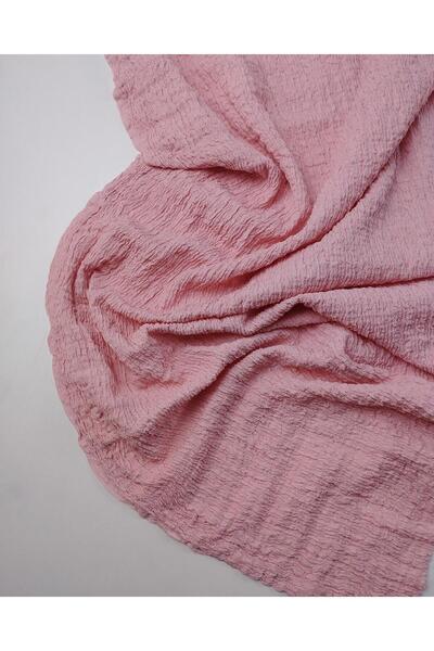 Kumaş Parça Ροζ Χρώμα Βάφλα Ζαρτιέρα Ζέρσεϊ 140x140εκ.