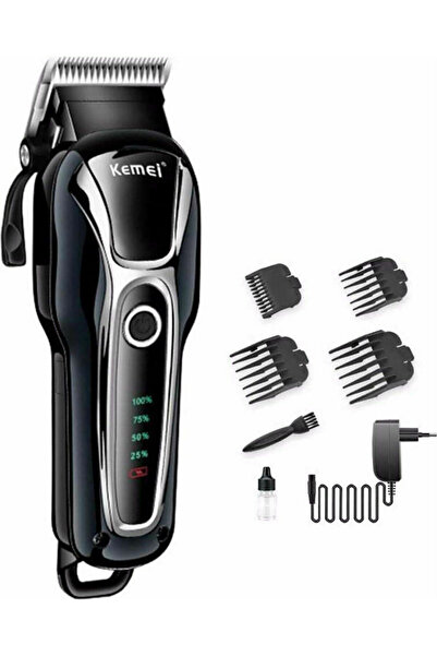 Kemei Επαγγελματική Κουρευτική Μηχανή Σκύλων Επαναφορτιζόμενη Ανοξείδωτου Ατσ...