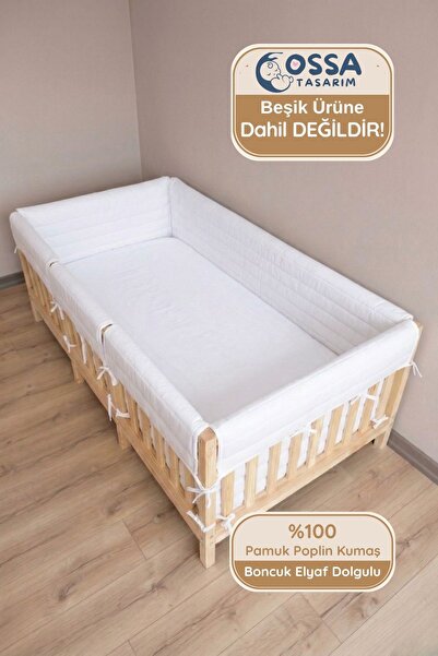 yasetex tasarım 120x200 Montessori ve Beşik İçin Kenar Koruma Seti Buble Full...