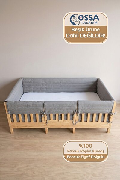 yasetex tasarım 90x190 Montessori ve Beşik İçin Kenar Koruma Seti Buble Full ...