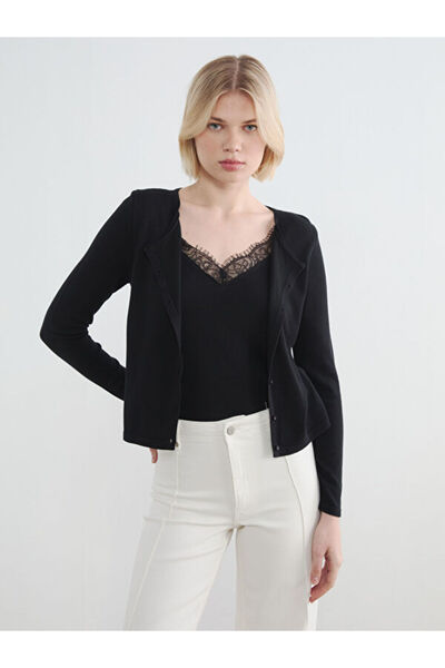 LC Waikiki Sparkling Choices from Shining Store Zero Roba Collar Women's Knit...