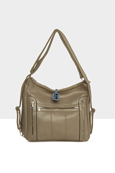 Bagmori Γυναικείο σακίδιο πλάτης και τσάντα ώμου με φερμουάρ, πολλές θήκες κα...