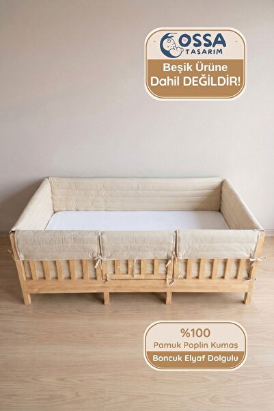 yasetex tasarım 90x190 Montessori ve Beşik İçin Kenar Koruma Seti Buble Full ...