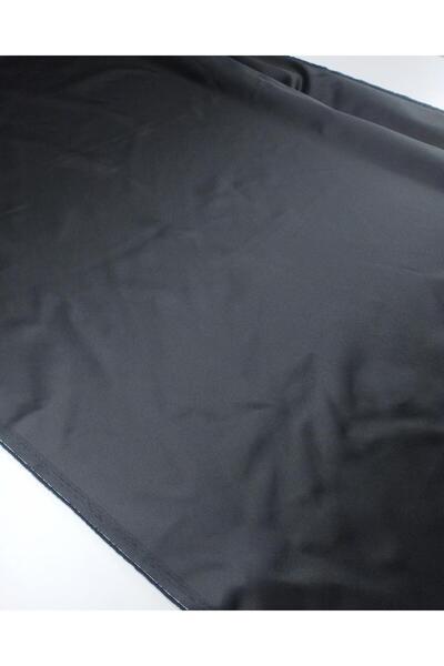 Kumaş Parça Ύφασμα Σατέν Ασετάτ σε Μαύρο Χρώμα 120x320εκ.