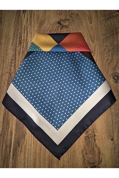 Zelayn Μαύρο φουλάρι μπαντάνα με πουά