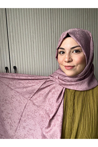 HAREM SCARF شال جولد سيلفيا باللون الوردي الداكن