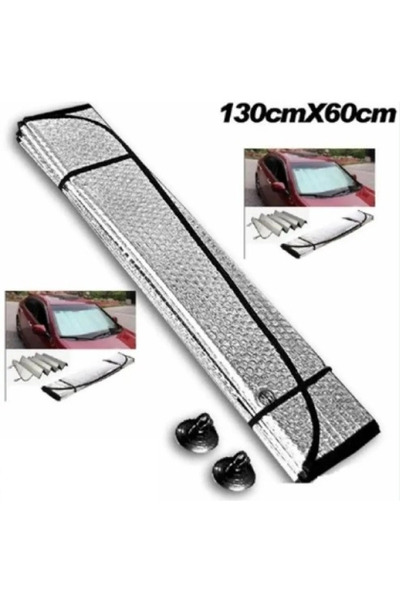 Generic Brand Car Front Windshield Sunshade 130*60 cm Bright